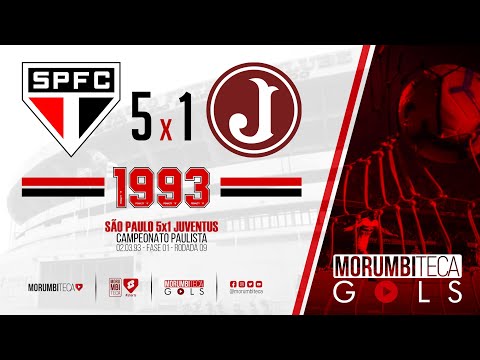 São Paulo 5x1 Juventus - Paulista 1993 - fase 01 - rodada 09 - 02/03/1993