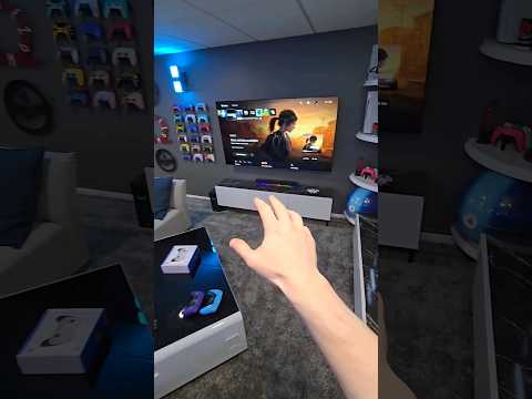 Our game room has DUAL PS5 and multiple gaming PCs🔥🎮 #gamer #PC #PS5 (Razer Blade 18 & Wolverine V2)