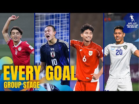 Every Goal 🍿 – Group Stage | AFC U17 Asian Cup™ Saudi Arabia 2025