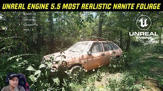 Unreal Engine 5.5 Most Realistic Nanite Foliage Forest