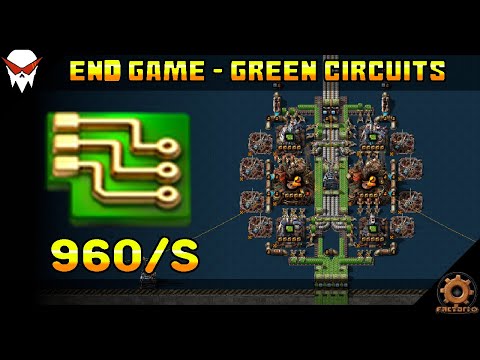 Factorio: Green Circuits Blueprint - End Game (Space Age DLC)