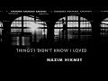 Things I Didn't Know I Loved — Nazim Hikmet