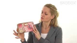 preview picture of video 'Skobox - Oilily 5127-220 Travel Wallet, i coral og brune farver - Køb Oilily punge online'