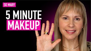 ⏰ 5 Products in 5 Minutes | Mature Skin Makeup | Barely There Makeup