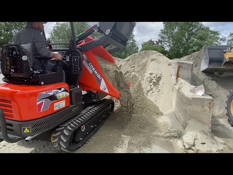 MOTOCARRIOLA CINGOLATA CORMIDI C200 ACW CASSONE TRILATERALE - BENNA OSCILLANTE  - NUOVA da Giordano