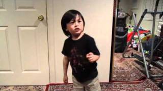 Ian dancing to Bruno Mar's Lazy song from American Idol