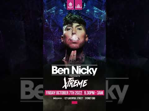 Masif Events - Ben Nicky | Digital Poster