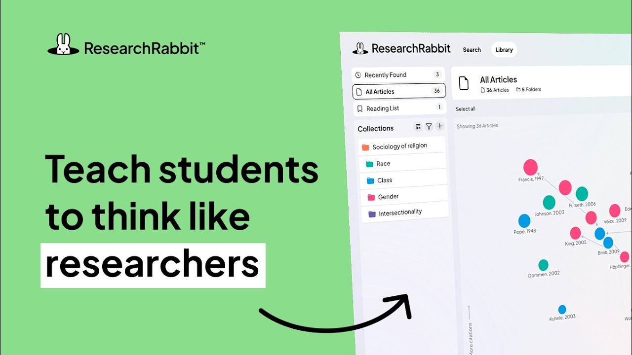 How to teach literature discovery with ResearchRabbit video thumbnail