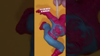 Homem aranha um novo dia de Massa de Modelar! #massademodelar #plastilina #homemaranha #arte