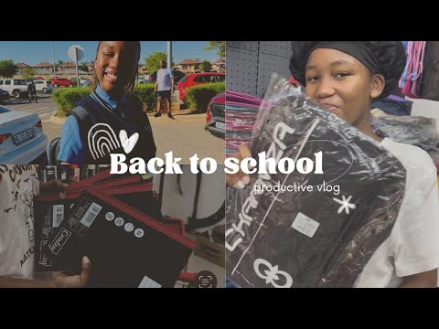 Vlog | Stationery & Uniform shopping | Back to school