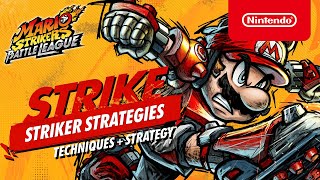Nintendo Mario Strikers: Battle League - Techniques + Strategy - Nintendo Switch anuncio