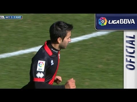 Gol de Alberto Bueno (1-1) en el Real Betis - Rayo Vallecano - HD