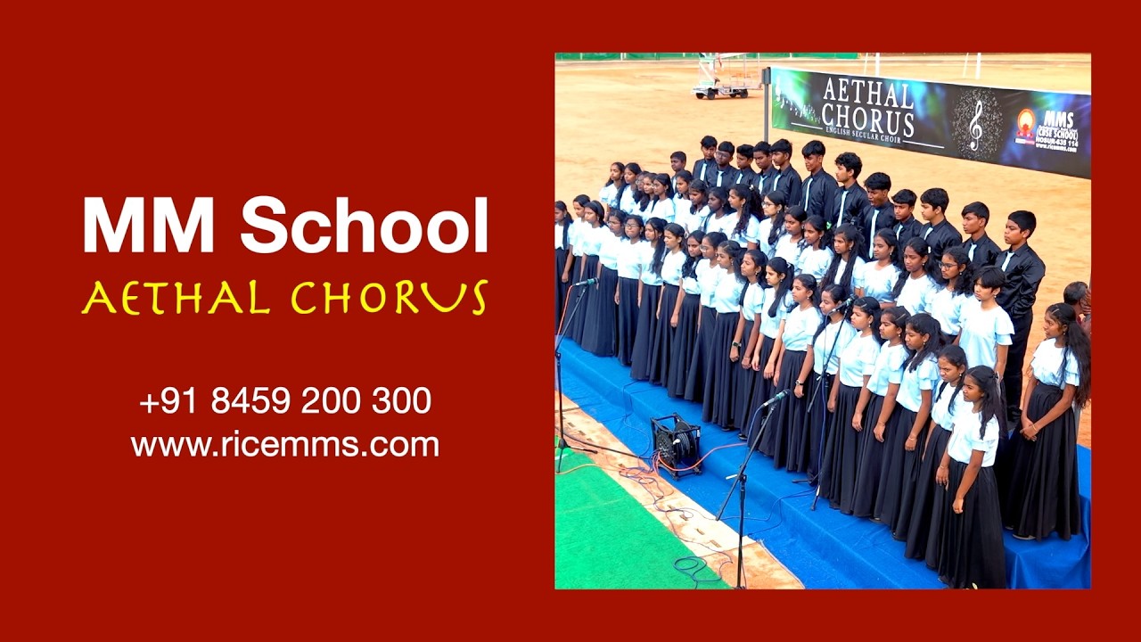 Aethal Chorus, MMS's new English Secular Choir, at their debut performance