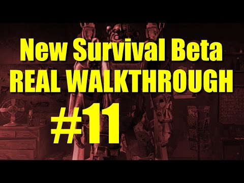 Fallout 4 Survival Beta Walkthrough Part 11 - Making a Temporary CP at the Starlight Drive-In