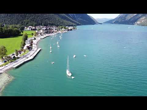 Achensee TIROL drone view