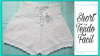 #crochet #shortacrochet #shorttejido #comotejershort Short a crochet talle alto paso a paso
