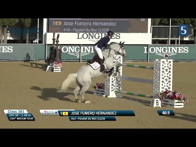 Half-brother of this Implanted embryo is the CSI 1.45m horse Figuier du Roc with rider Fumero Hernandez.