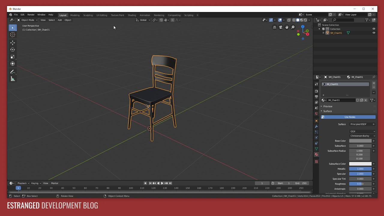 Estranged Dev Blog #35: Baking AO Textures in Blender 2.8