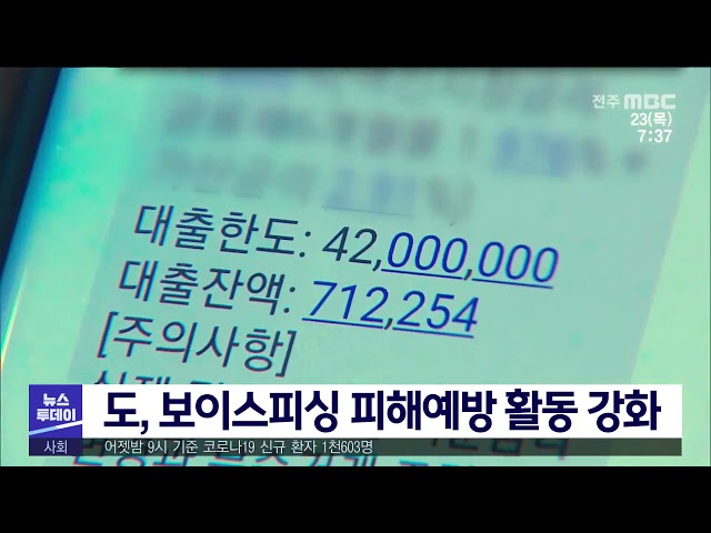 도, 보이스피싱 피해예방 활동 강화