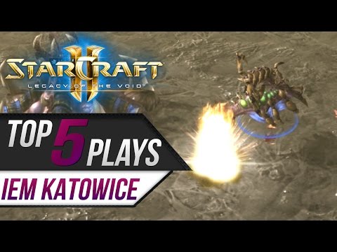 Starcraft 2 - TOP 5 Plays: IEM Katowice
