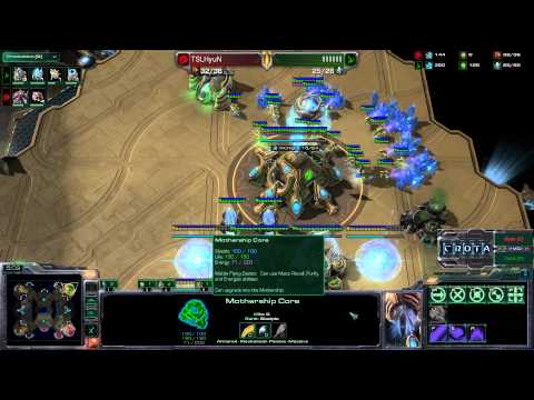 Hyun (Z) vs Tarra (P) - StarCraft 2 - Heart of the Swarm - G5 - SC1838