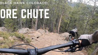 Mountain Biking ORE Chute in Black Hawk Colorado - YouTube