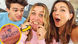 MOM GOT A RISKY TATTOO!!