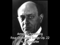 Arnold Schoenberg: Four Orchestral Songs Op. 22 (4. Vorgefuhle)