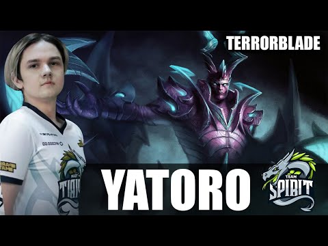 Yatoro  - TERRORBLADE Gameplay - 7.28 - The Best Carry Guide - Dota 2 Pro Games - Full Gameplay