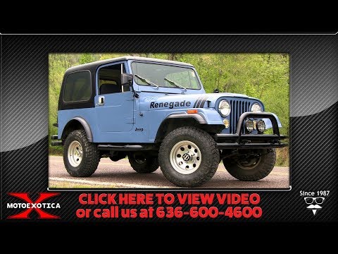 1981 Jeep CJ7 (CC-1301796) for sale in St. Louis, Missouri