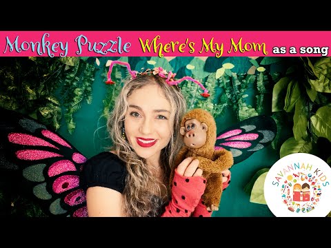 Where's My Mom / Monkey Puzzle by Julia Donaldson as a song, Children's Music Story Books Read Aloud
