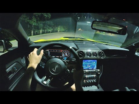 2021 Ford Mustang Shelby GT500 - POV Night Drive (Binaural Audio)