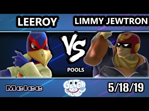 GOML 2019 SSBM - Leeroy (Falco) Vs. Limmy Jewtron (Falcon) Smash Melee Tournament Pools
