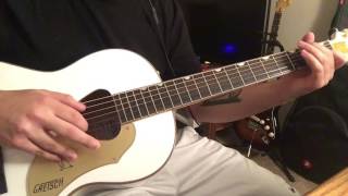 Video thumbnail for Gretsch G5021WPE Rancher Penguin Parlor Acoustic/Electric guitar demo by Sweetness Guitar