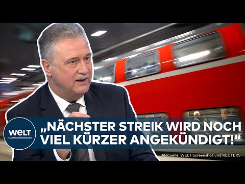 Video Thumbnail: TARIFKONFLIKT: "Wollen den Notfahrplan erschüttern!" Weselsky gegen die Bahn! Der Plan des GDL-Chefs