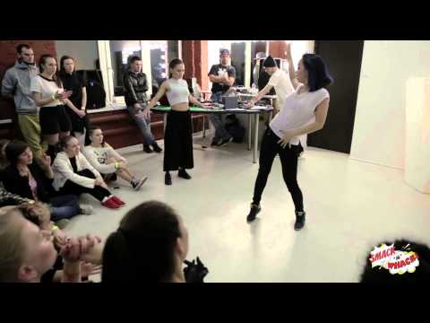 Smack'n'whacK | intensive | 04.04.2015г. | Mary Kozlova - win VS Nady Pak (waacking 1vs1 semifinal)