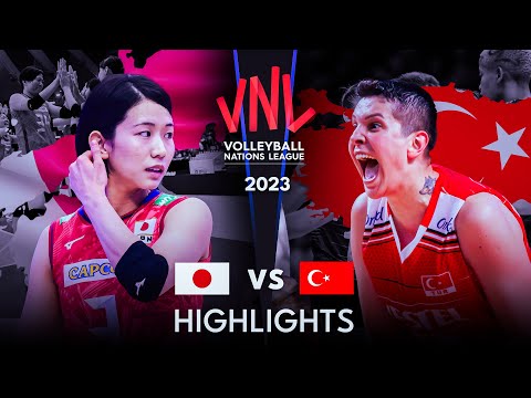 LEGENDARY MATCH | JAPAN vs TURKIYE | Women's VNL 2023