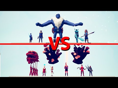 ICE Team vs FIRE Team - Totally Accurate Battle Simulator TABS