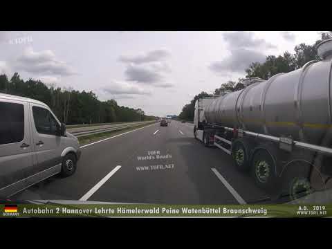 1091 GERMANY - Autobahn 2 Hannover Lehrte Hämelerwald Peine Watenbüttel Brunswick A.D.2019