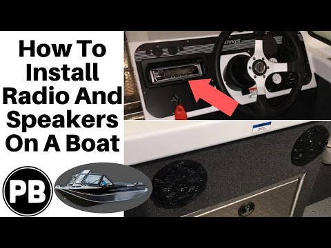 How to Install a Stereo and Speakers on your Boat! | Bluetooth Kenwood
