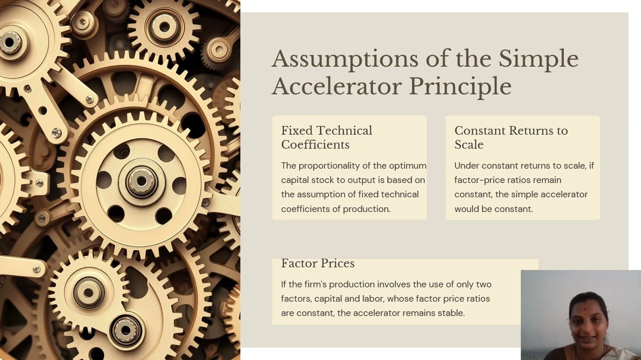 Accelerator Theory by Dr.P Sujana, Assistant Professor in Economics,