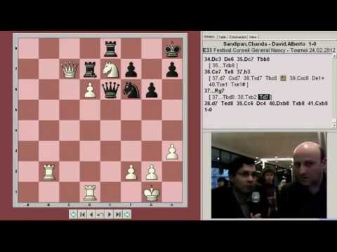 Nancy 2012 - Partie commentée Chanda - David (analyses de Sandipan Chanda)