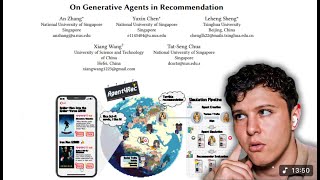 [Paper Review]: On Generative Agents in Recommendation