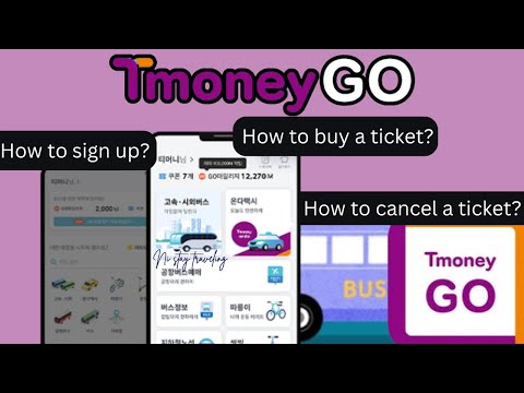HOW TO SIGN UP ON THE TMONEY GO APP | Traveling in South Korea