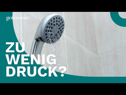 Niedriger Wasserdruck: Das sind mögliche Gründe und Lösungen