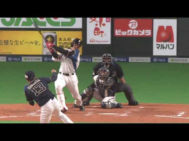 【5回裏】バッティングセンスを見せつける!! ファイターズ・清宮 第6号2ランホームラン!! 2019/9/6 F-B