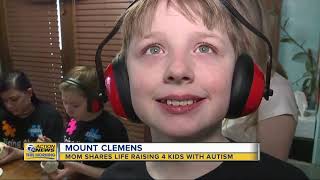 Mt. Clemens mother raising 4 children diagnosed with autism