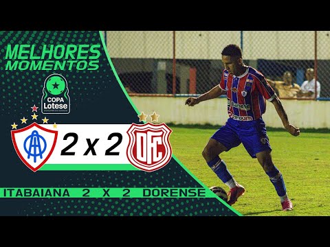 ITABAIANA 2 x 2 DORENSE | 4ª RODADA | 1ª FASE | COPA GOVERNO DO ESTADO DE SERGIPE 2025
