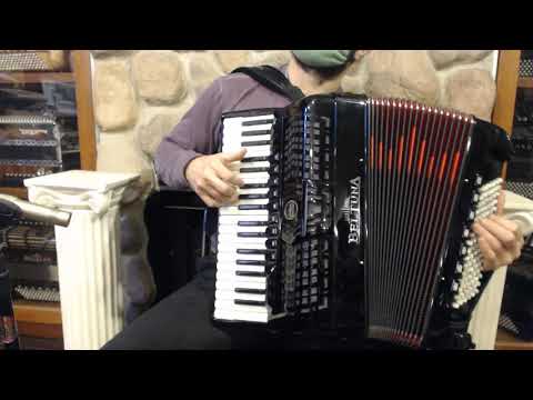 BELTPREIVM96BK - Black Beltuna Prestige IV Piano Accordion LMMM 37 96 $7999