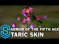 Armor of the Fifth Age Taric Skin Spotlight - League of Legends